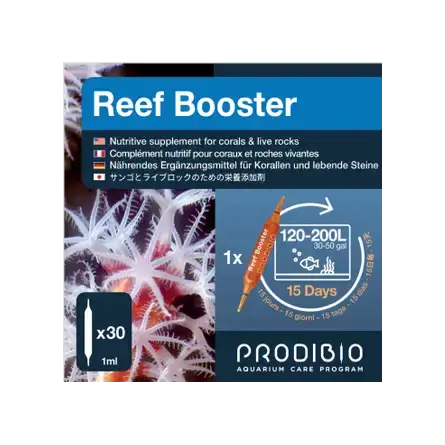 PRODIBIO – Reef Booster – 30 ampollas Offre Spéciale