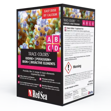 Soldes Red Sea – Trace Colors Nanokit – 4X100ml – Ergänzung für Korallen
