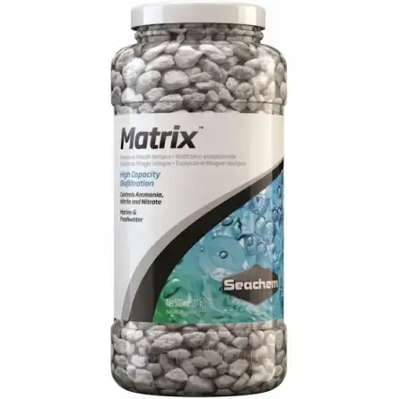 Vente Flash SEACHEM – Matrix 500ml – Filtrazione biologica per la rimozione di nitrati, nitriti e ammoniaca