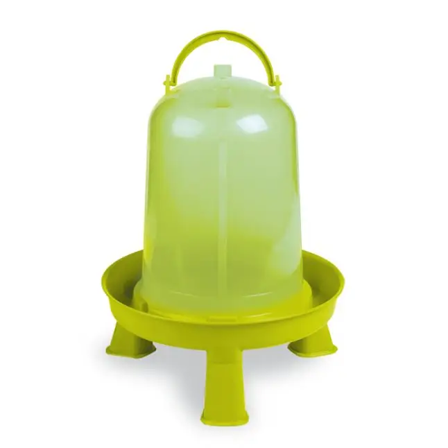 Abreuvoir poule en plastique Eco 8L vert avec pieds – Gaun Dernier Modèle