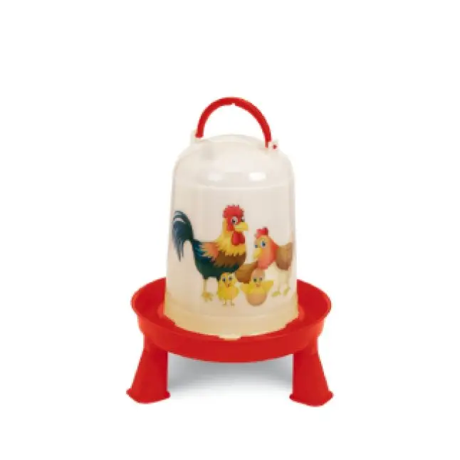 Abreuvoir poule en plastique Eco 5L Happy Range avec pieds – Gaun Nouveauté