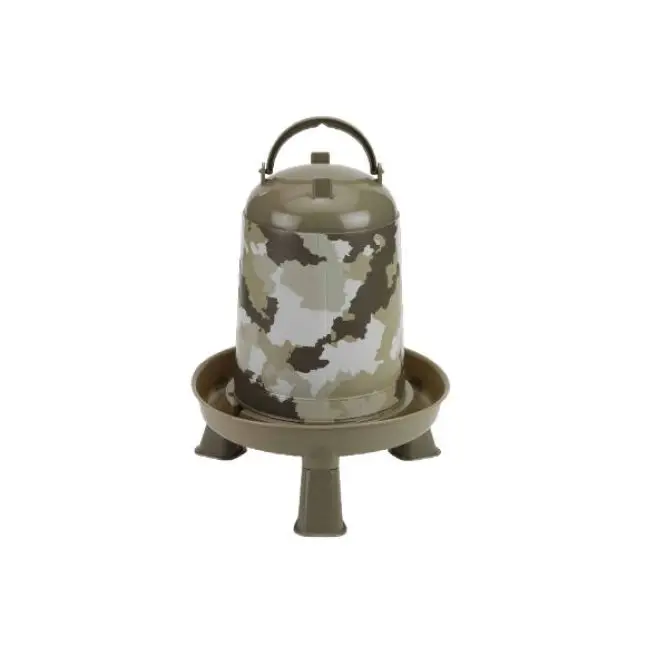 Abreuvoir poule en plastique Eco 3L camouflage avec pieds – Gaun Bon Plan
