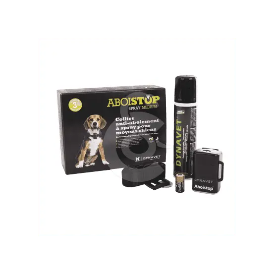 Promotion Saisonnière Collier anti-aboiement à spray Aboistop Medium