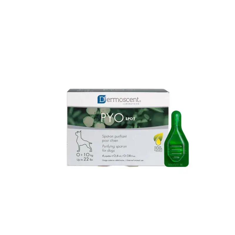 Dermoscent Pyospot Chien -10kg Nouvel Arrivage