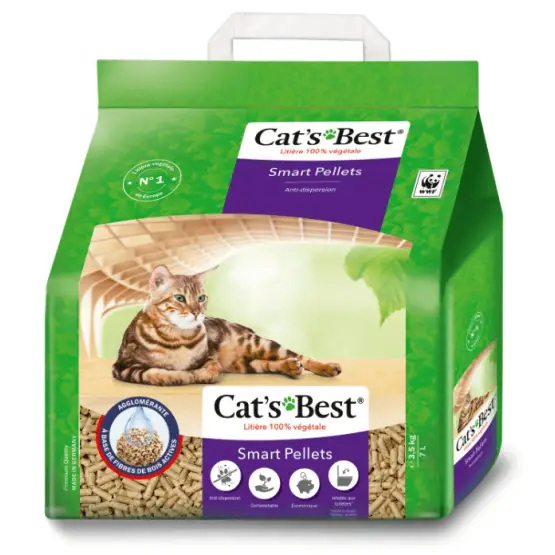 Certifié Litière Cat&rsquo;s Best Smart Pellets