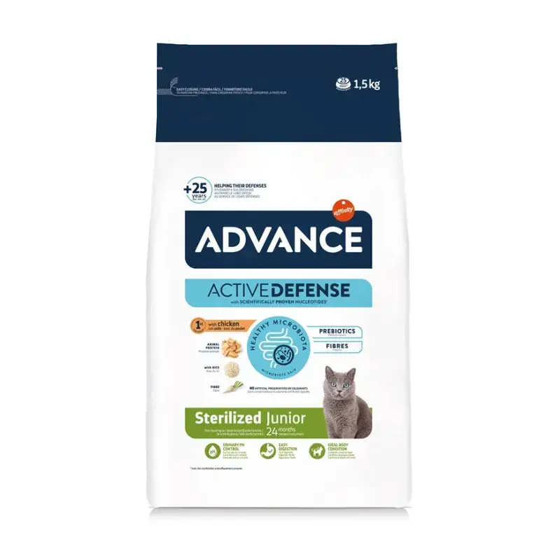 Acheter Direct Advance Active Defense Chat Junior Sterilized Poulet