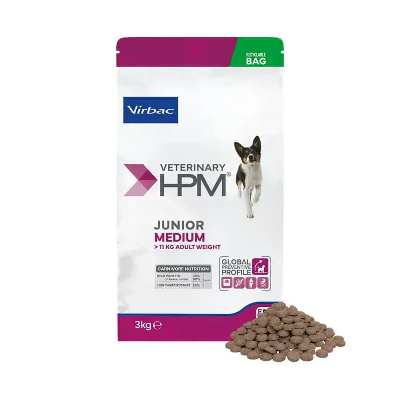 Veterinary HPM Dog Junior Medium New Acheter En Ligne