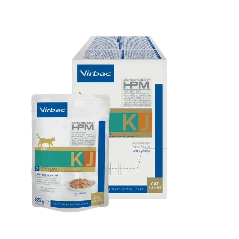 Meilleure Vente Veterinary HPM Cat KJ2 Kidney & Joint Mousse Sachet repas