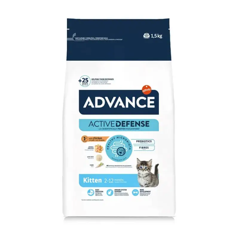 Satisfait Ou Remboursé Advance Active Defense Chat Kitten Poulet