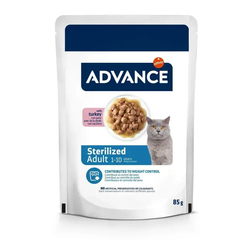 Advance Chat Adult Sterilized Dinde Sachet Repas Prix Réduit