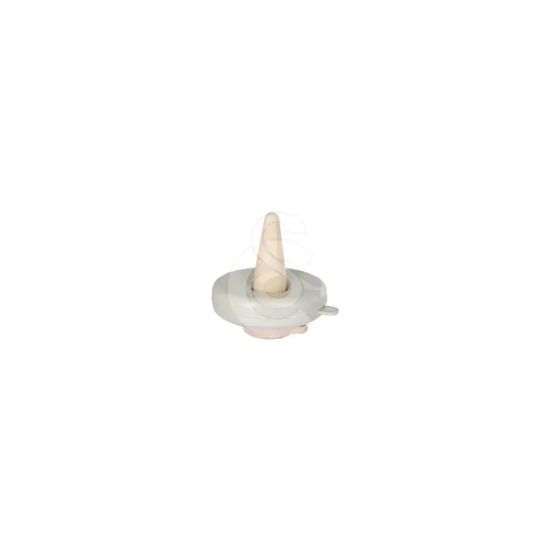 Vente Flash Tétine flottante blanche pour veau avec anneau de fixation