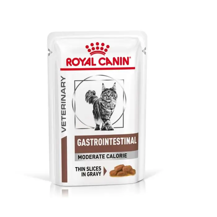 Royal canin Gastrointestinal Moderate Calorie Chat Sachets fraîcheur 12x85g Produit De Marque