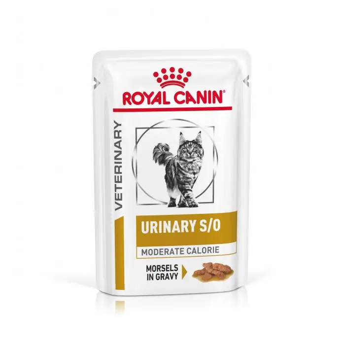 Royal Canin Urinary pour chat moderate calorie 12 sachets de 85g Haute Qualité