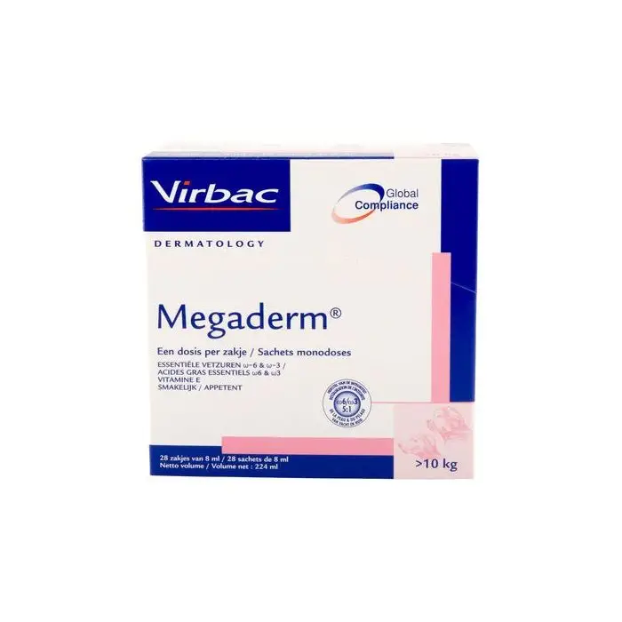 Commander Maintenant Megaderm monodose chien et grand chien 28 sachets de 8ml