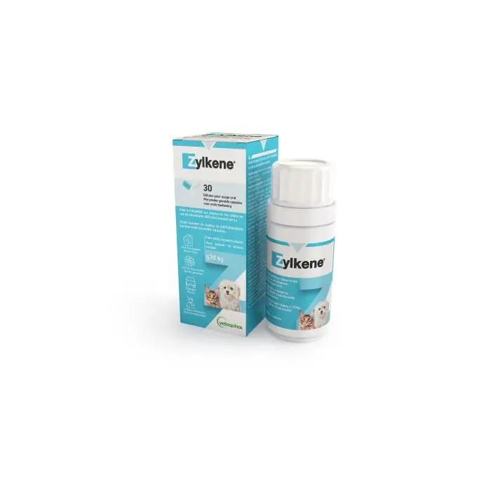 Zylkene 75mg chats et chiens < 10kg- 30 gélules (déconditionné) Quantité Limitée