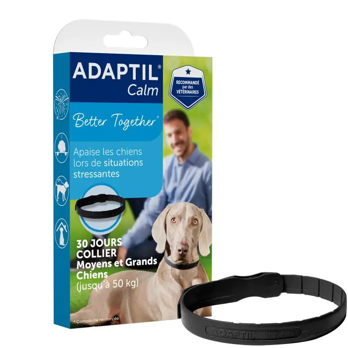 Adaptil Calm Collier M/L 62,5cm Satisfait Ou Remboursé