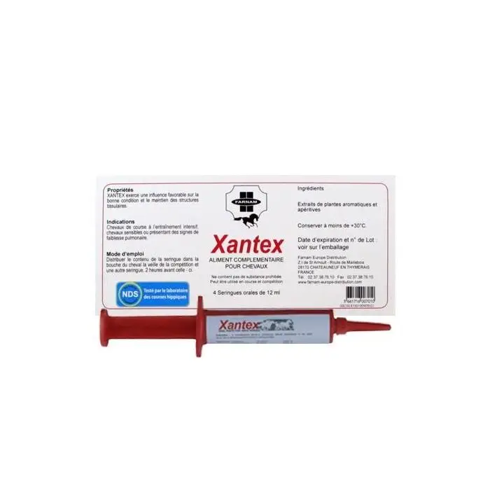 Xantex Orale – 4 Seringues de 12 ml Dernier Modèle