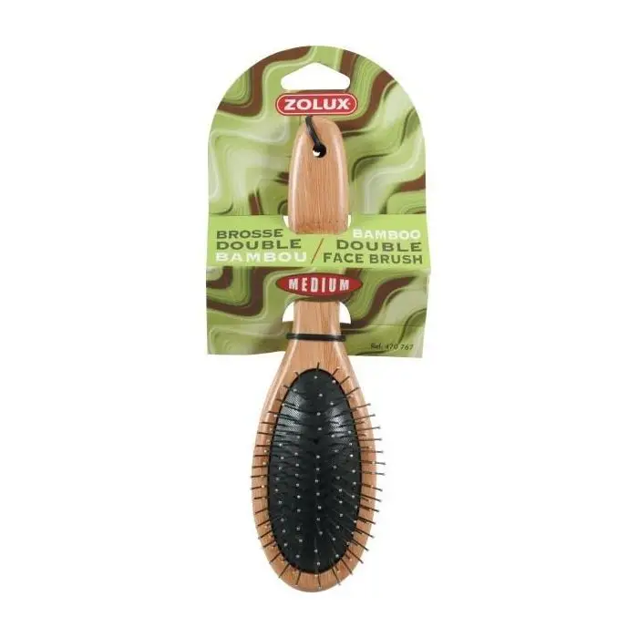 Brosse Double Bambou Medium Zolux Acheter En Ligne