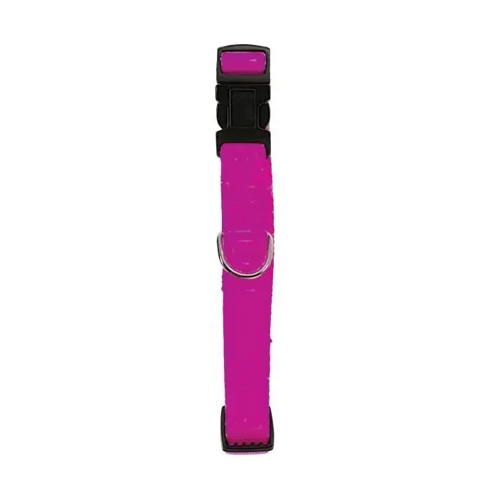 Collier Uni Fuschia 10 mm 25 – 35 cm Expédié Aujourd&rsquo;hui