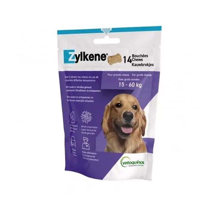 Populaire Zylkène Chew 450mg Chien de 15 à 60Kg – 14 Bouchées