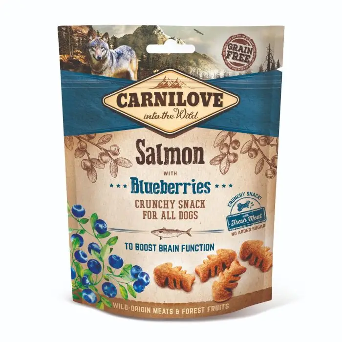 Carnilove Crunchy Snack au Saumon pour Chien 200g Prix Bas