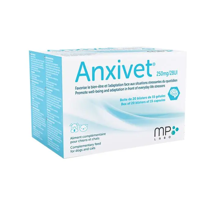 Prix Choc Anxivet 300 Gélules 250mg/28UI