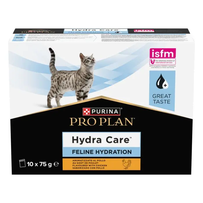 Purina Pro Plan Hydra Care avec Poulet pour Chat Sachets 10x75g Vente Directe