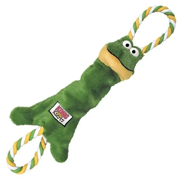 KONG Knots Tugger Grenouille S/m pour Chien Pas Cher