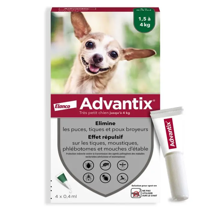 Advantix très petit chien 2-4Kg Pas Cher