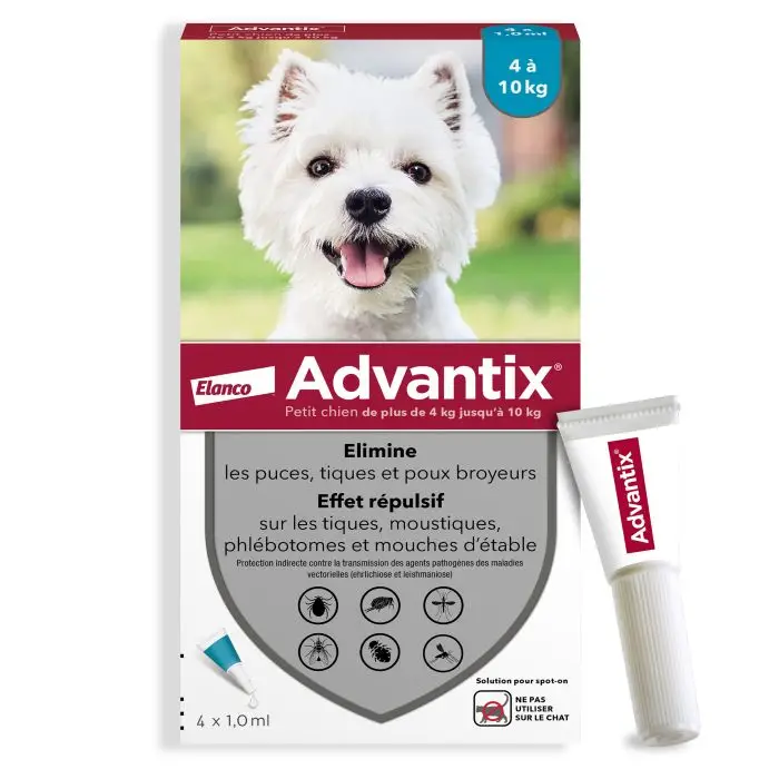 Offre Spéciale Advantix petit chien 4-10Kg