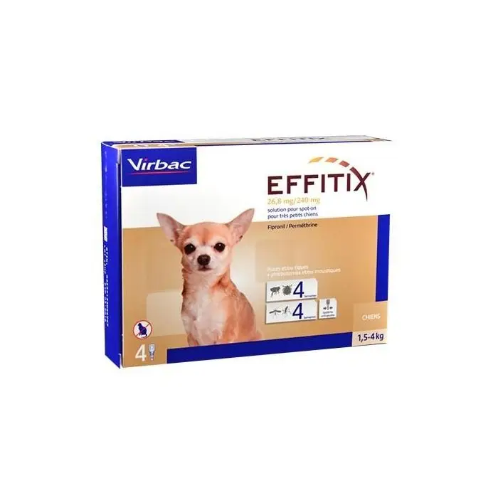 Effitix Spot On XS – Chien 1,5-4Kg Marque