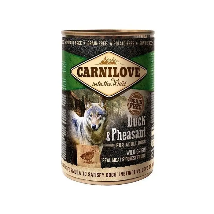 Carnilove Chien Adulte Canard et faisan – Sans Céréales – Boîtes de 400g Meilleure Vente