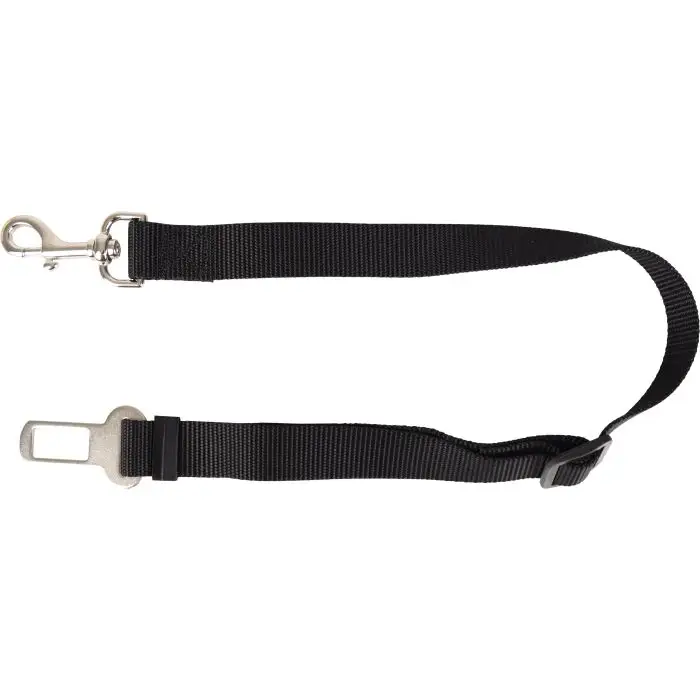 Authentique Flamingo Ceinture De Voiture Connecteur Kura Noir 55-85/ pour Chien 25mm
