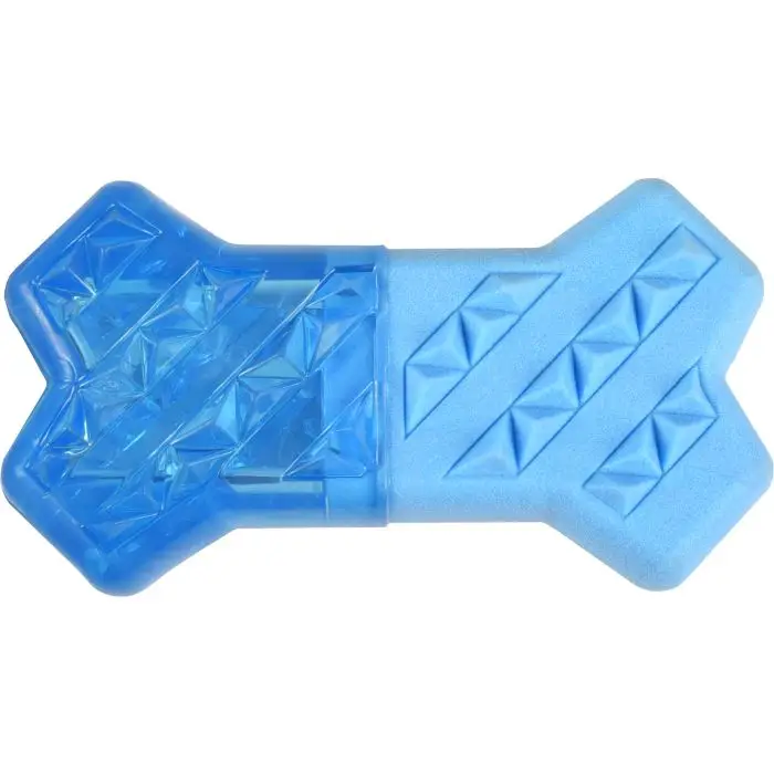 Dernière Chance Flamingo Fresk Snowy Os Bleu pour Chien 13,3cm