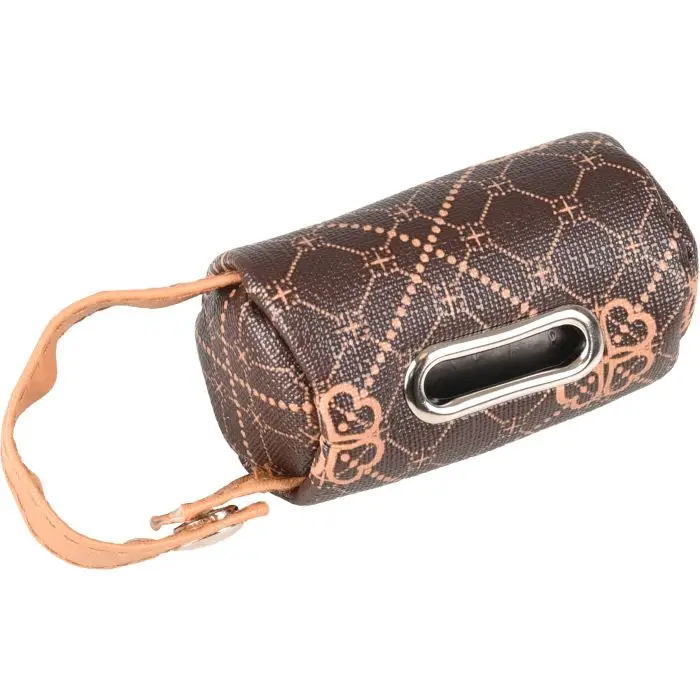 Réduction Flamingo Distributeur De Sacs Ramasse Crottes Vito Riri Brun