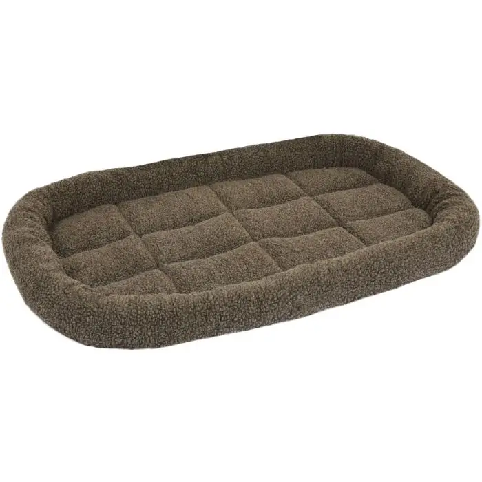 Coussin Sherpa Rectangulaire Brun 116x69x8cm Offre Limitée