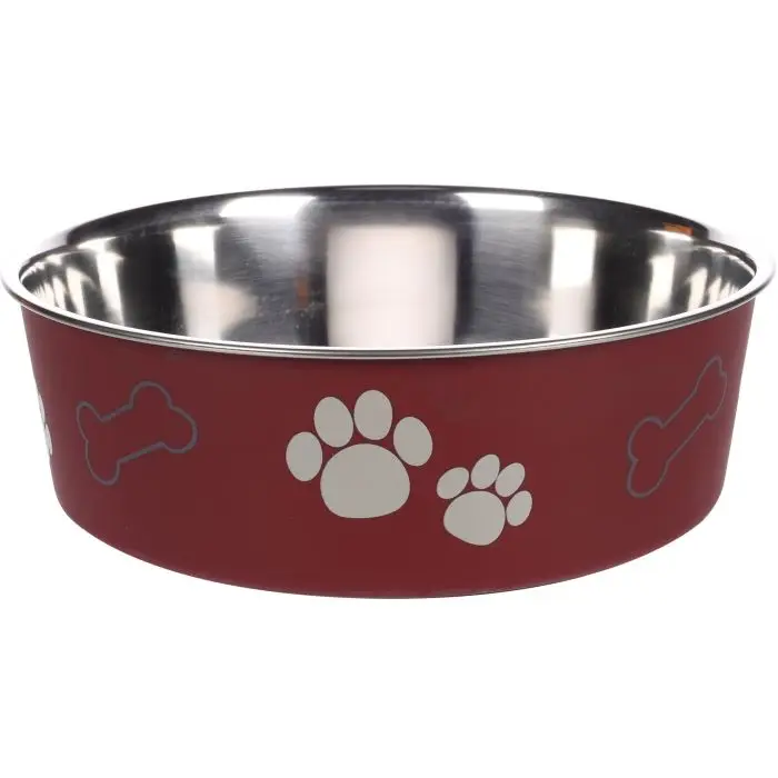 Achat Immédiat Flamingo Gamelle Kena Rouge pour Chien 23cm 2200ml