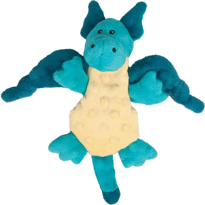 Certifié Flamingo Peluche Dragon pour Chien 26cm