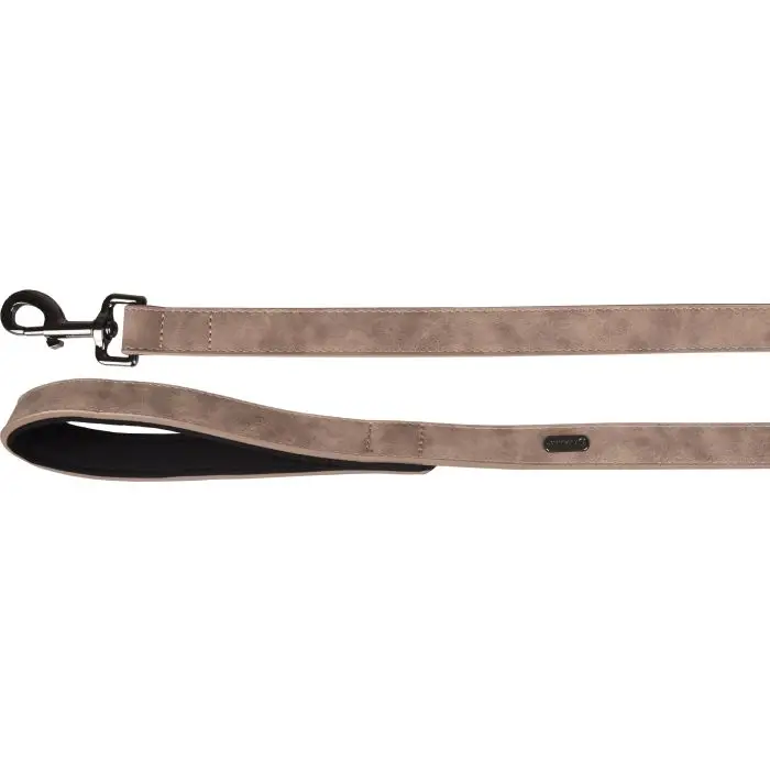 Prix Promo Flamingo Laisse Delu Taupe pour Chien 130cm 25mm
