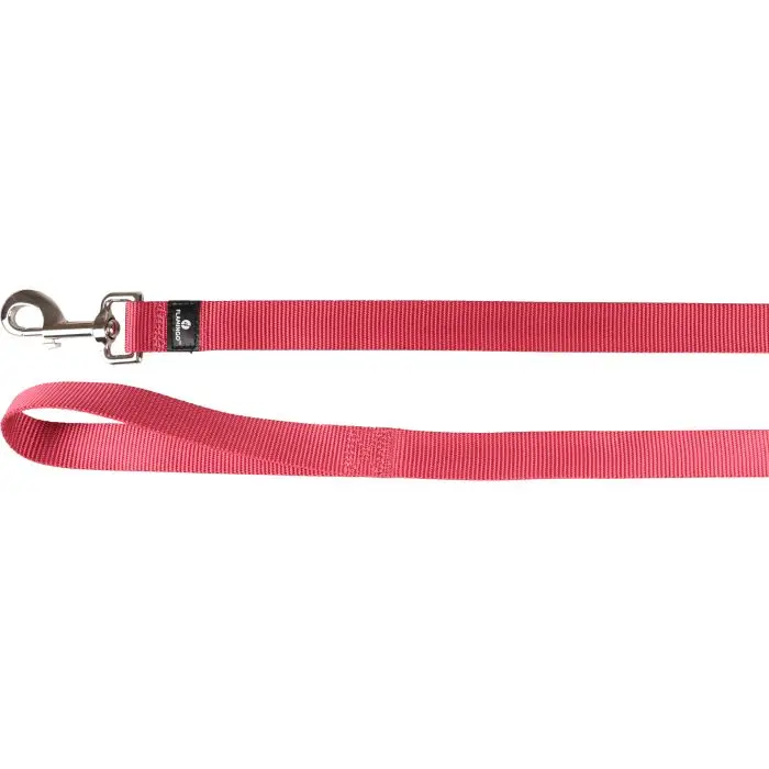 Achetez Aujourd&rsquo;hui Flamingo Laisse Ziggi Rouge Cerise pour Chien 130cm 25mm