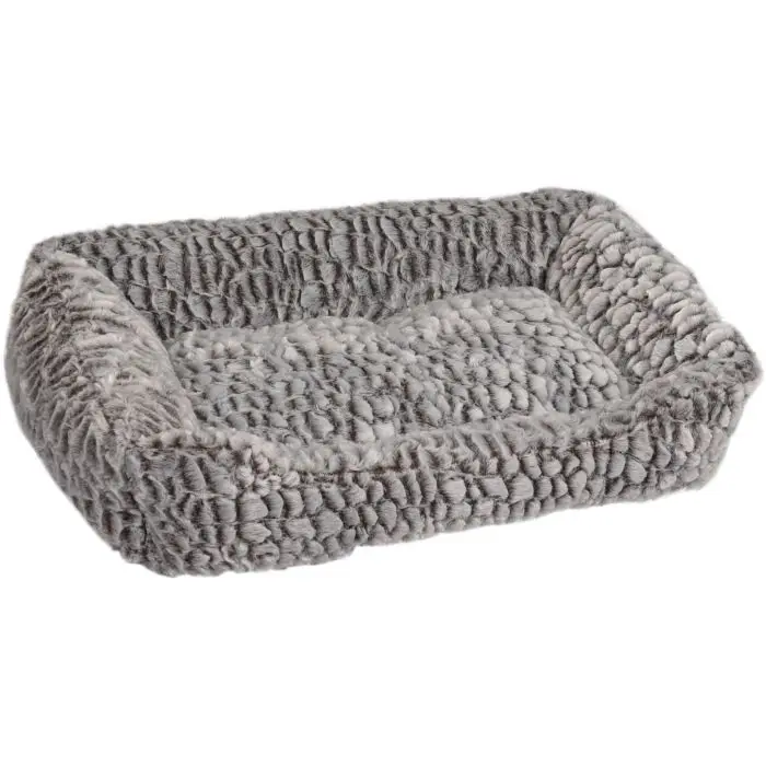 Bon Plan Panier Snoozzy Rectangulaire Gris/noir 65x45x15cm