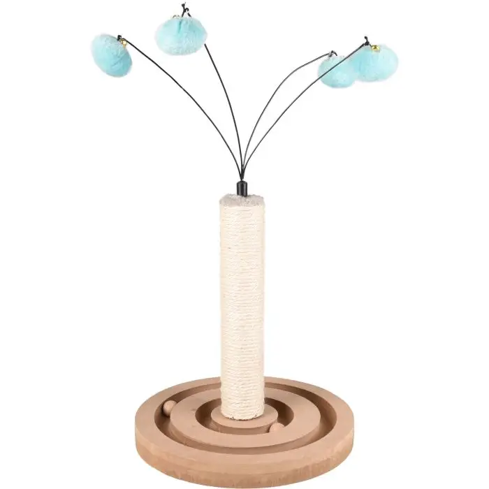Top Vente Flamingo Arbre À Chat Cya 3 Turquoise/gris 29x29x50cm