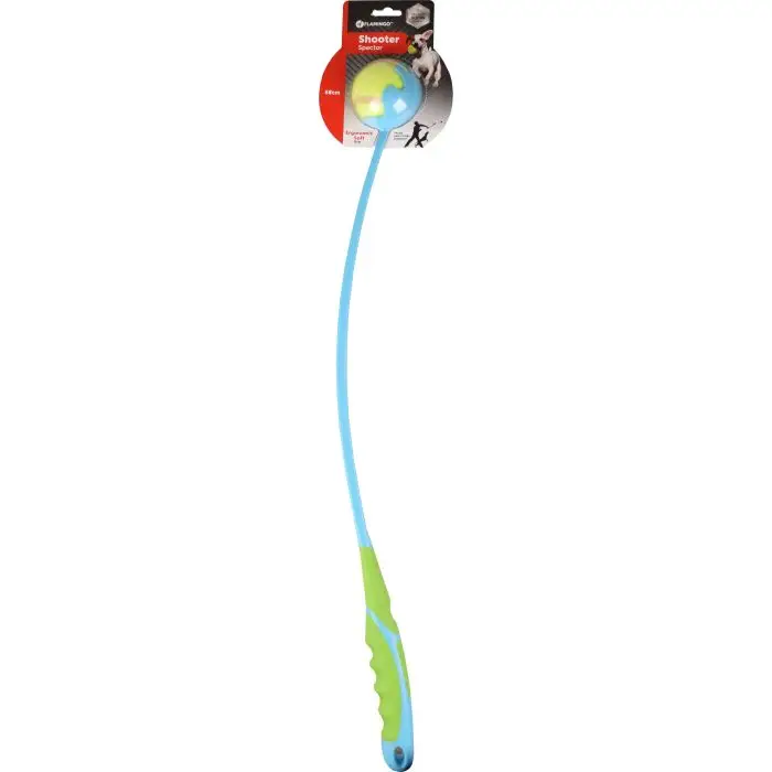 Commander Maintenant Flamingo Jouet Shooter Spector pour Chien Bleu/vert 68cm