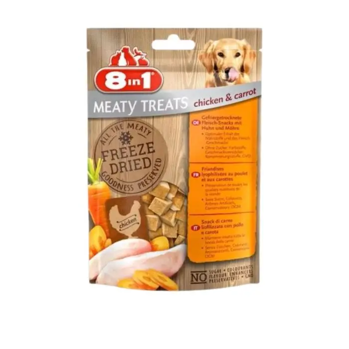 Must-Have Friandises Freeze Dried poulet et carotte 8in1