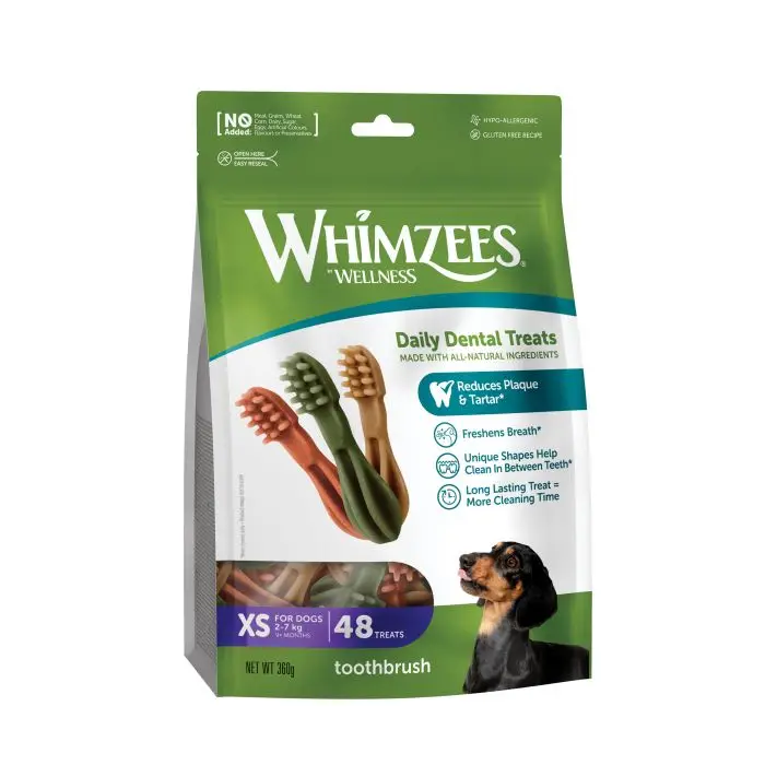 Whimzees Friandises Dentaire Brosse À Dents Xs Chien Expédié Aujourd&rsquo;hui