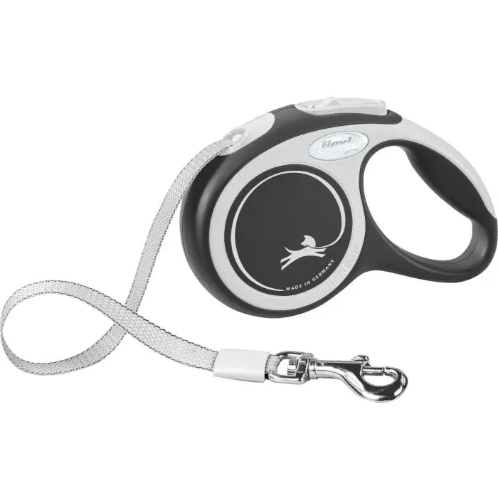 Laisse Flexi New Comfort Sangle S/5m Noir Prix Promo