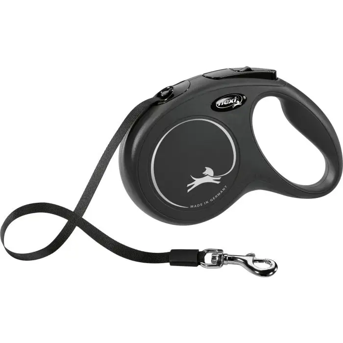 Laisse Flexi New Classic Sangle L/5m Noir Achetez Aujourd&rsquo;hui