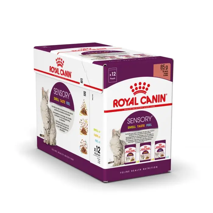 Meilleur Choix Royal Canin Sensory Multipack en Sauce pour Chat 12x85g