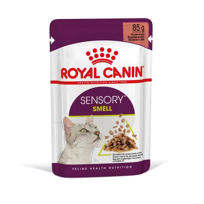 Livraison Express Royal Canin Sensory Smell en Sauce pour Chat 12x85g