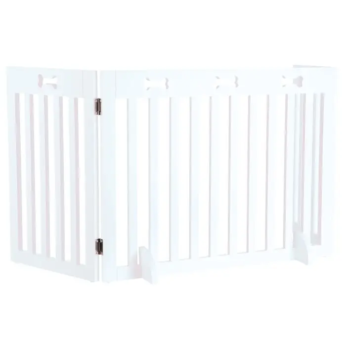 Authentique Trixie Barrière Pour Chiens 3 Parties 82-124 x 61 Cm